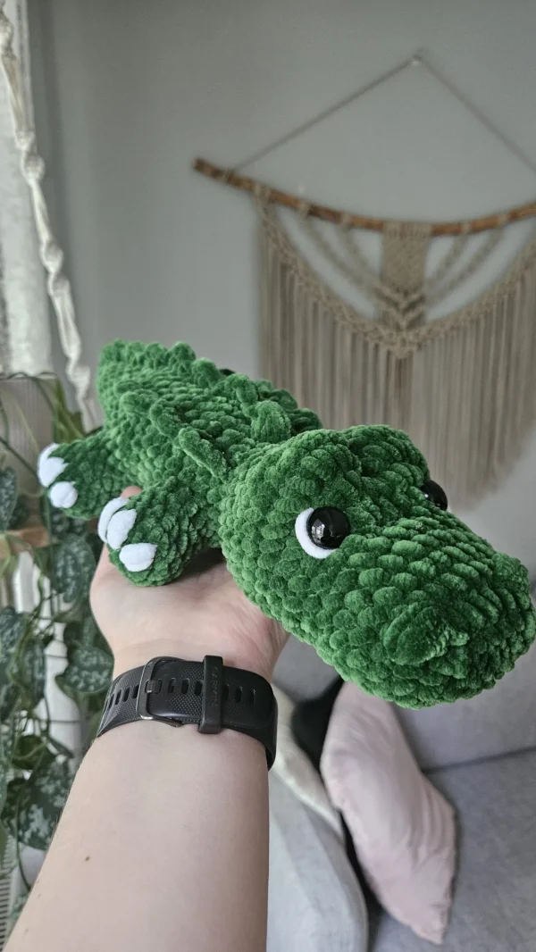 Virkattu krokotiili