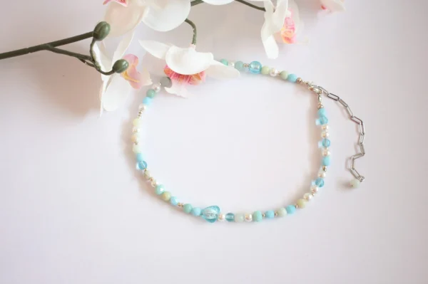 Amatsoniitti choker-kaulakoru