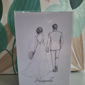 Hääkortti hääpari