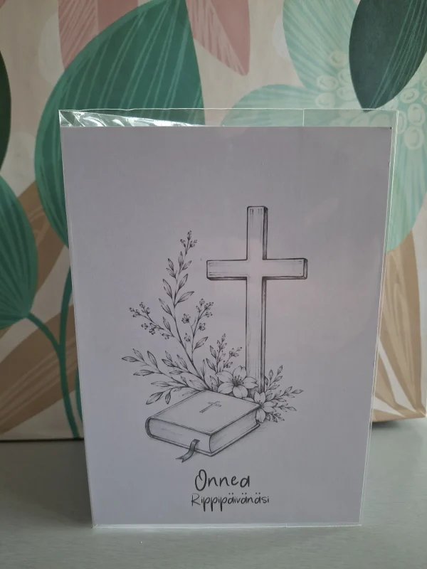 Konfirmaatiokortti BW