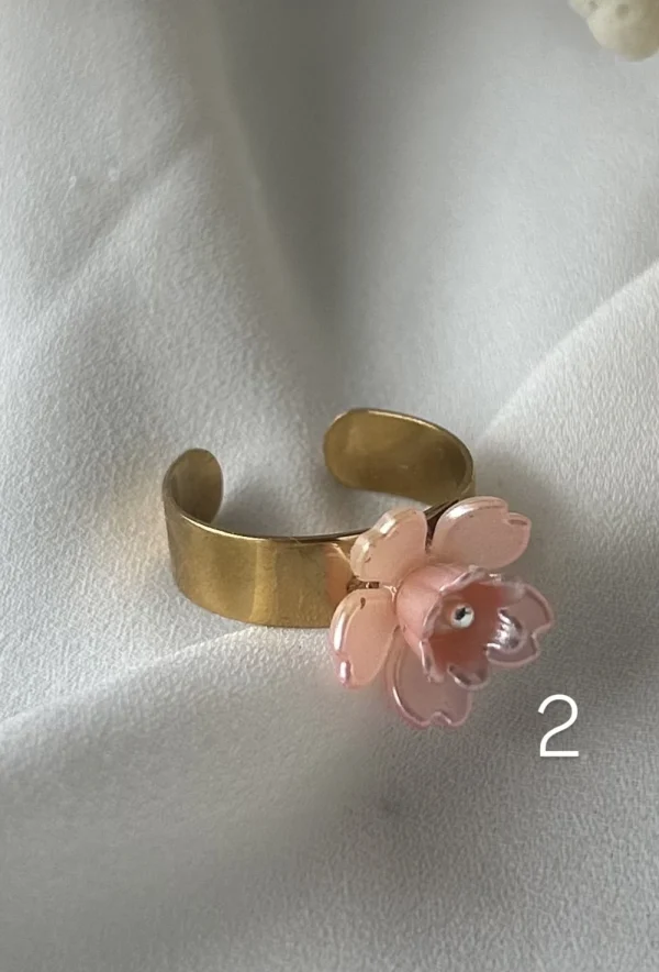 Sormus Flower Gold