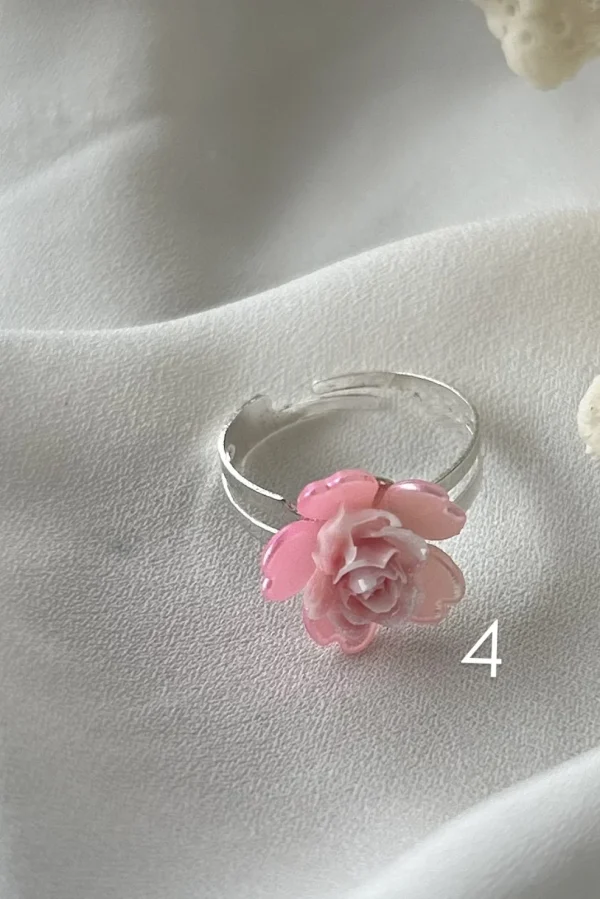 Sormus Flower Silver
