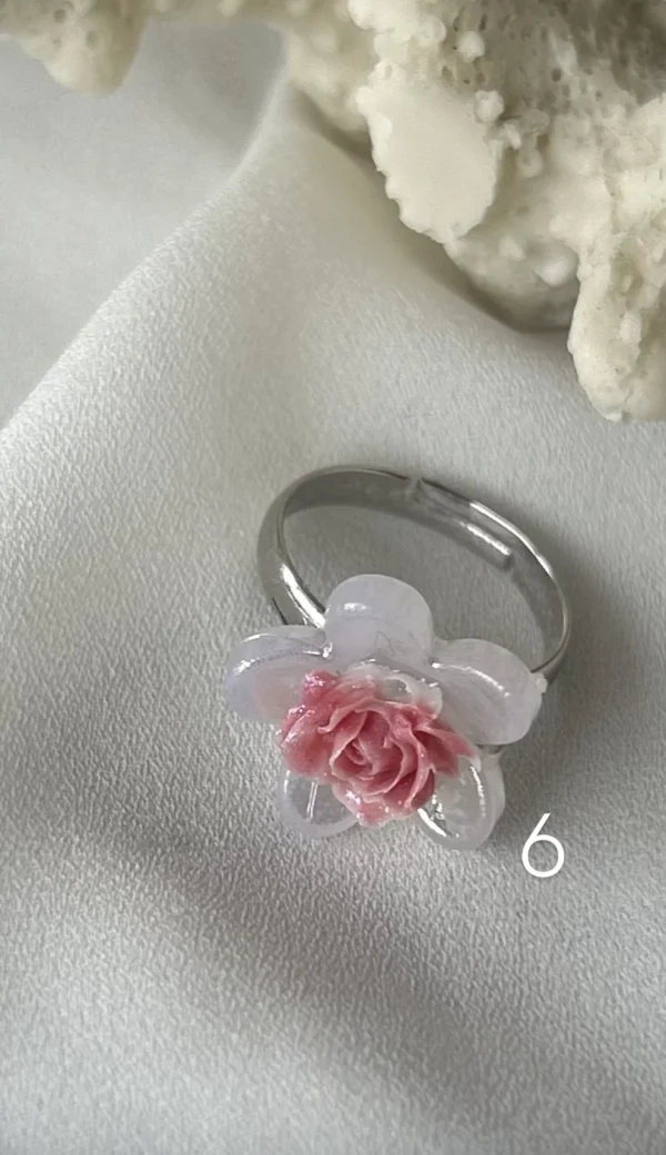 Sormus Flower Silver
