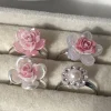 Sormus Flower Silver