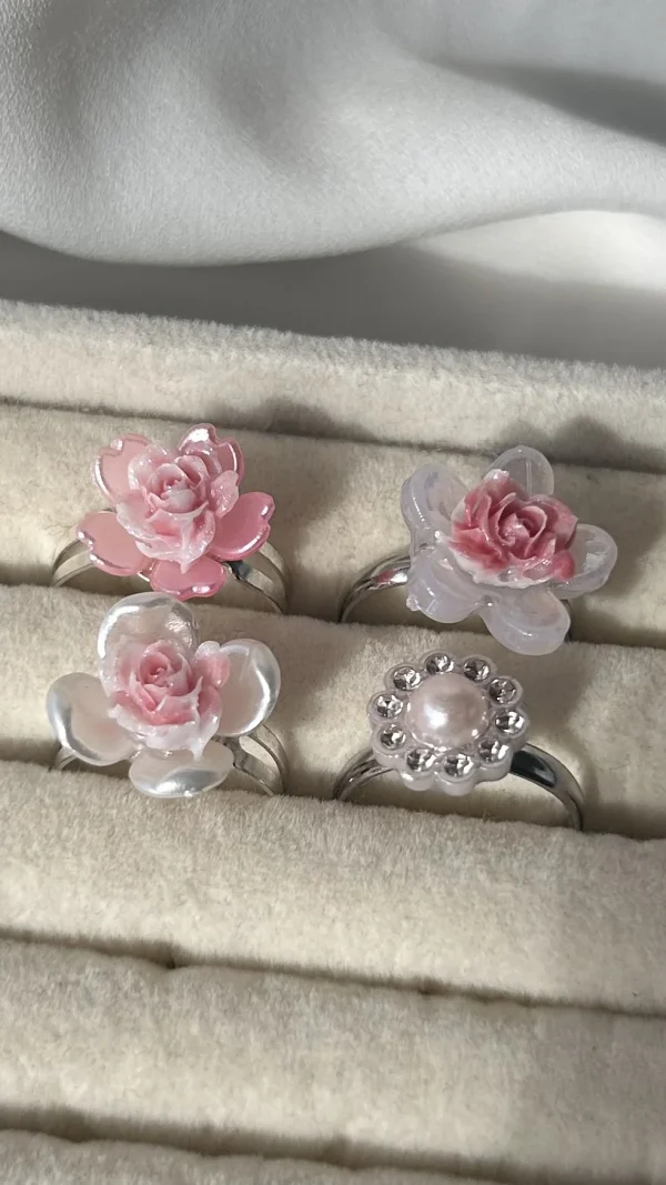 Sormus Flower Silver