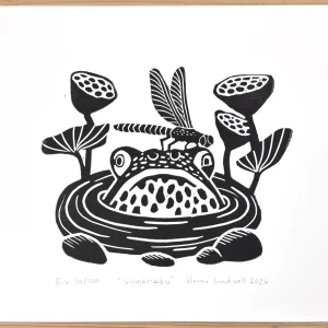 Silmätikku - linografiikka